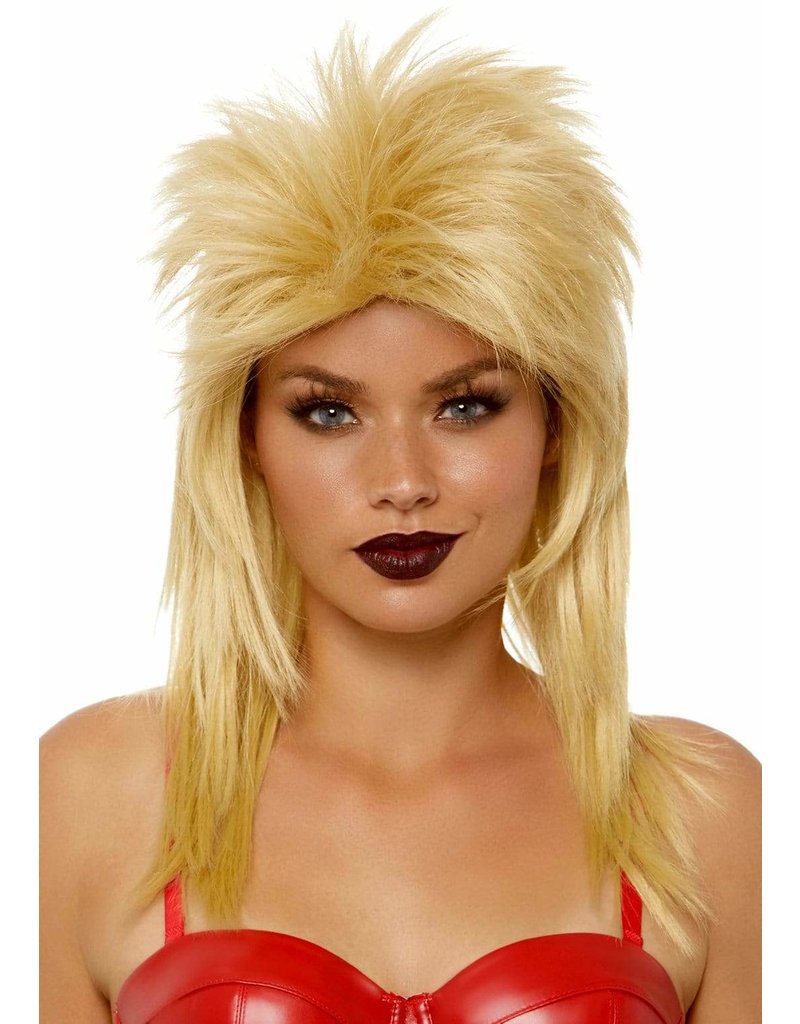 21" Unisex Rockstar Blonde Wig