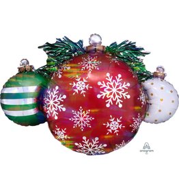 Iridescent Ornaments 35" Mylar Balloon