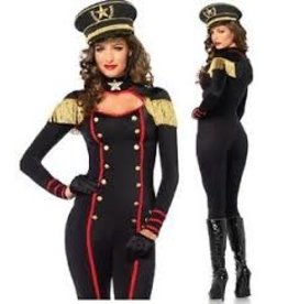 Military Keyhole Catsuit Small