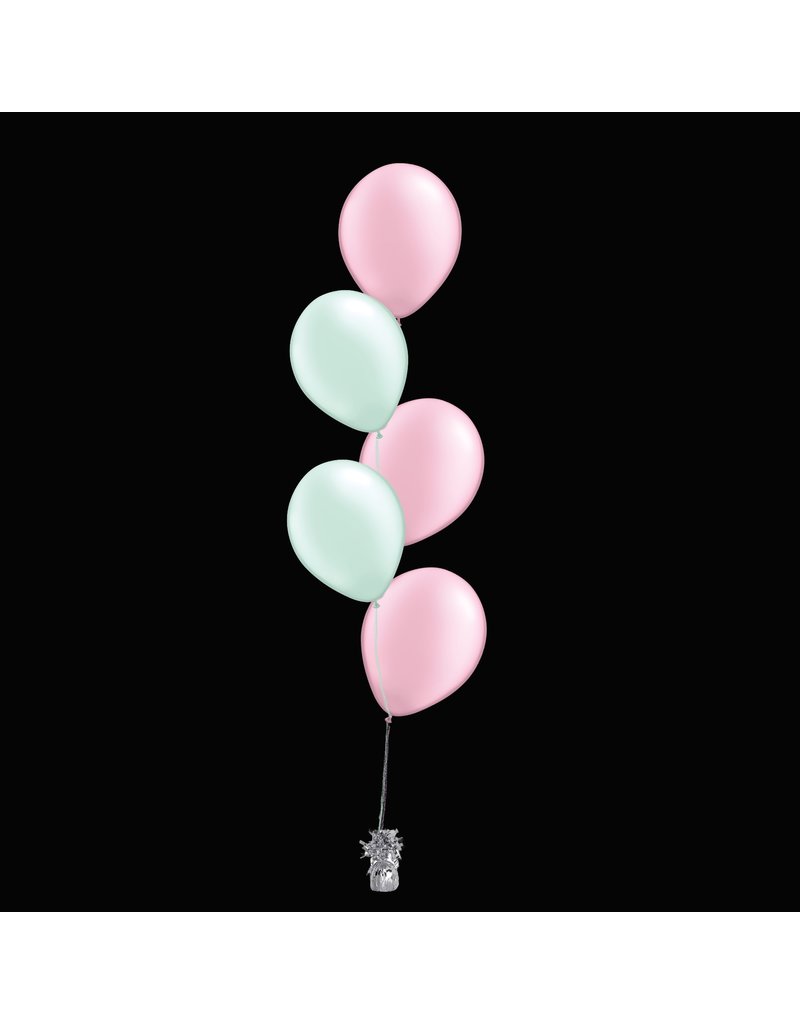 5 Balloons to a Weight Not-Treated