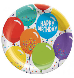 Birthday Celebration 9" Round Plates (60)