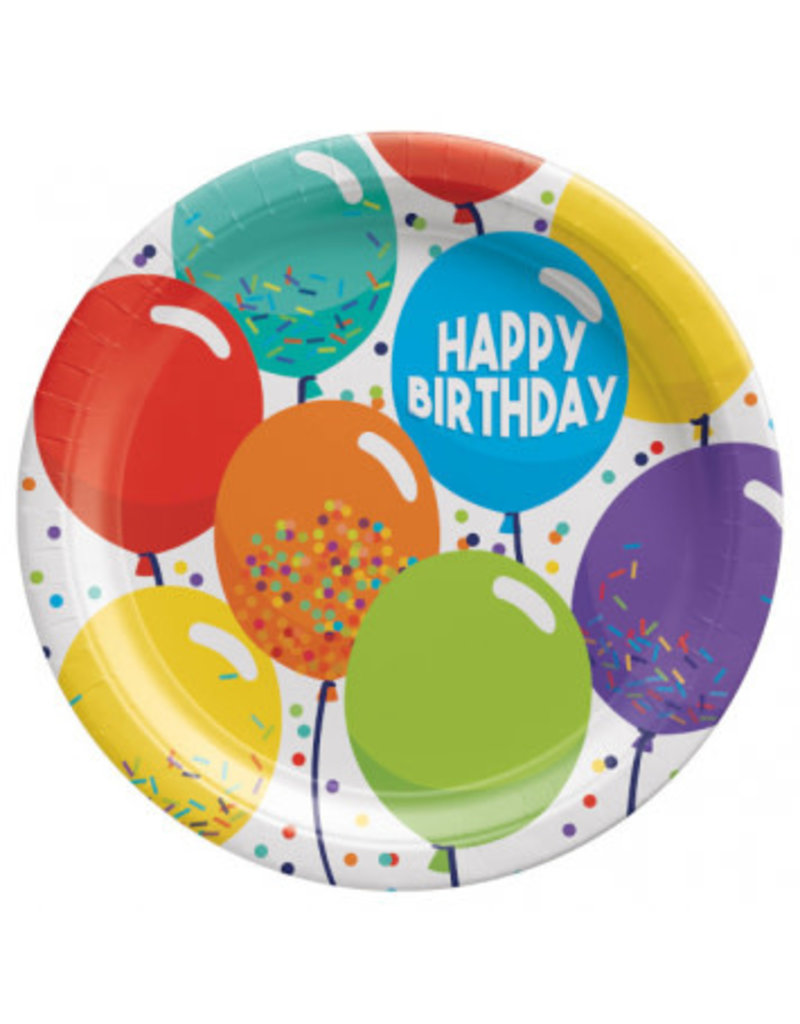 Birthday Celebration 7" Round Plates (60)
