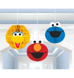 Sesame Street® Honeycomb Decorations