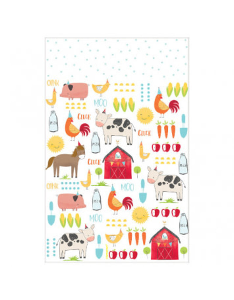 Barnyard Birthday Plastic Table Cover