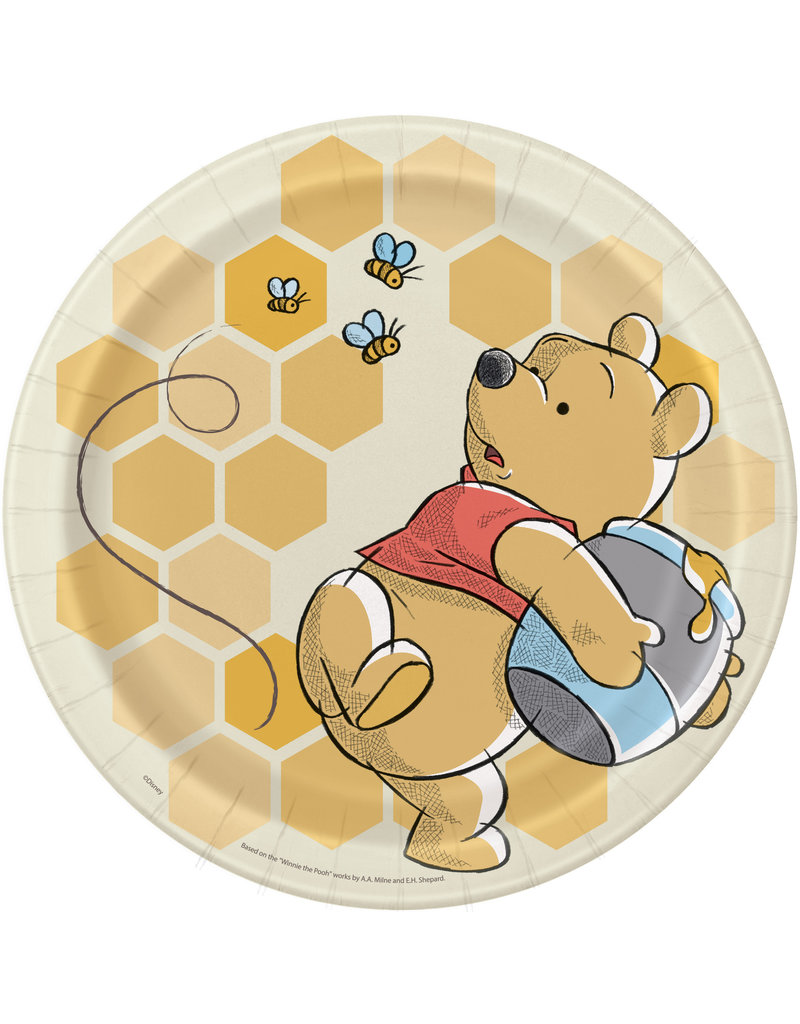 Winnie The Pooh 9" Plates (8)