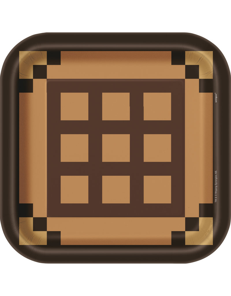 Minecraft 9" Plates (8)