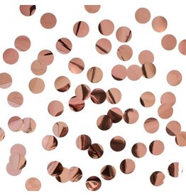 Metallic Rose Gold Confetti Dots
