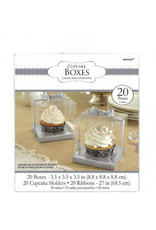 Cupcake Boxes Silver