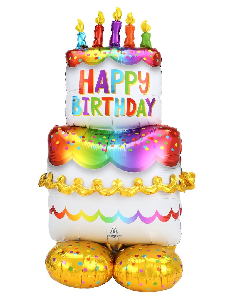 Birthday Cake 53" Airloonz