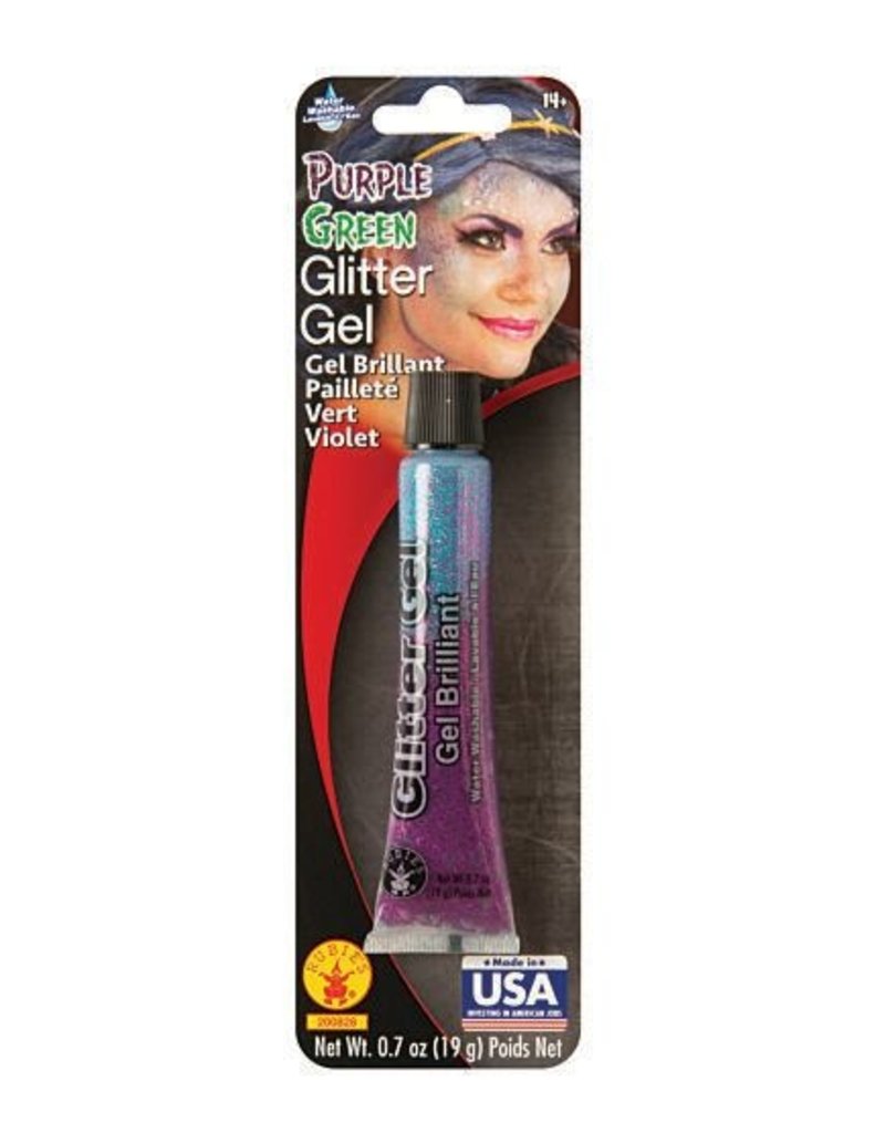 Purple & Blue Glitter Gel