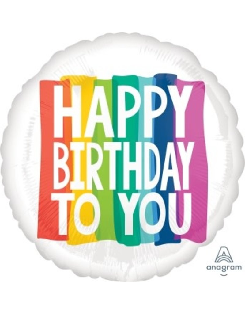 Birthday Wishes Jumbo 28" Mylar Balloon