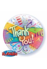 Thank You Streamers 22" Bubble Balloon