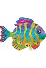 Colourful Fish Supershape 33" Mylar Balloon