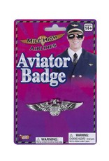 Aviator Badge Silver