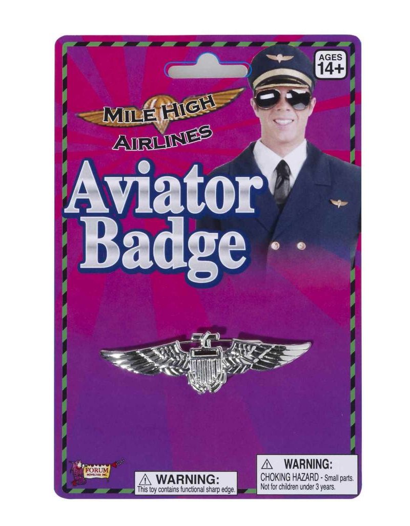 Aviator Badge Silver