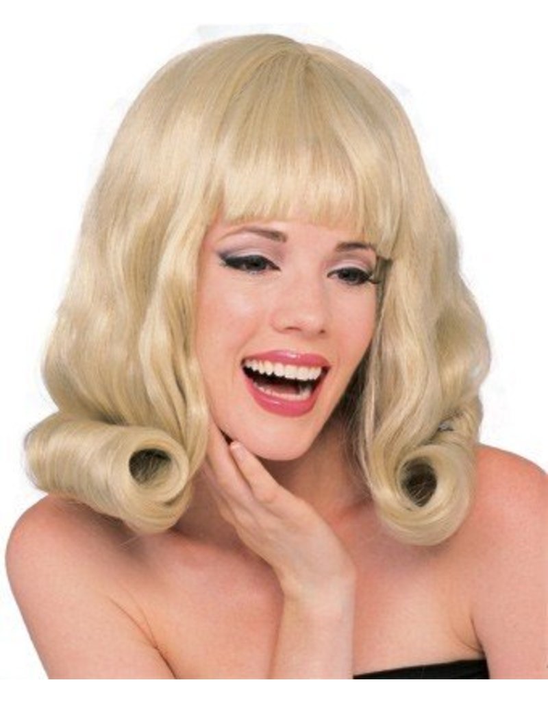 60's Flip Blonde Wig