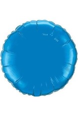 Sapphire Blue Round 18" Mylar Balloon