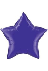 Quartz Purple Star 18" Mylar Balloon