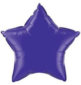 Quartz Purple Star 18" Mylar Balloon