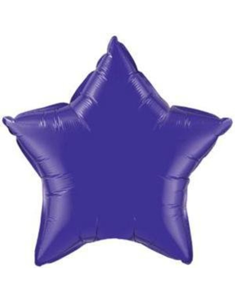 Quartz Purple Star 18" Mylar Balloon