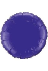 Quartz Purple Round 18" Mylar Balloon