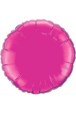 Magenta Round 18" Mylar Balloon