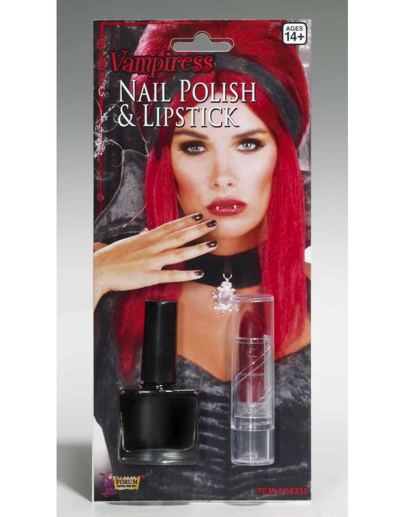 Vampiress Lipstick Nail Polish Set