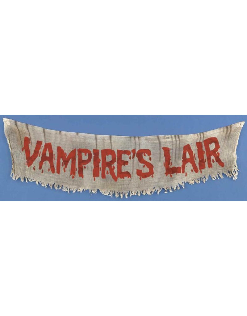 Vampires Lair Cloth Banner