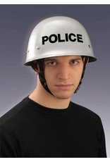 White Police Helmet