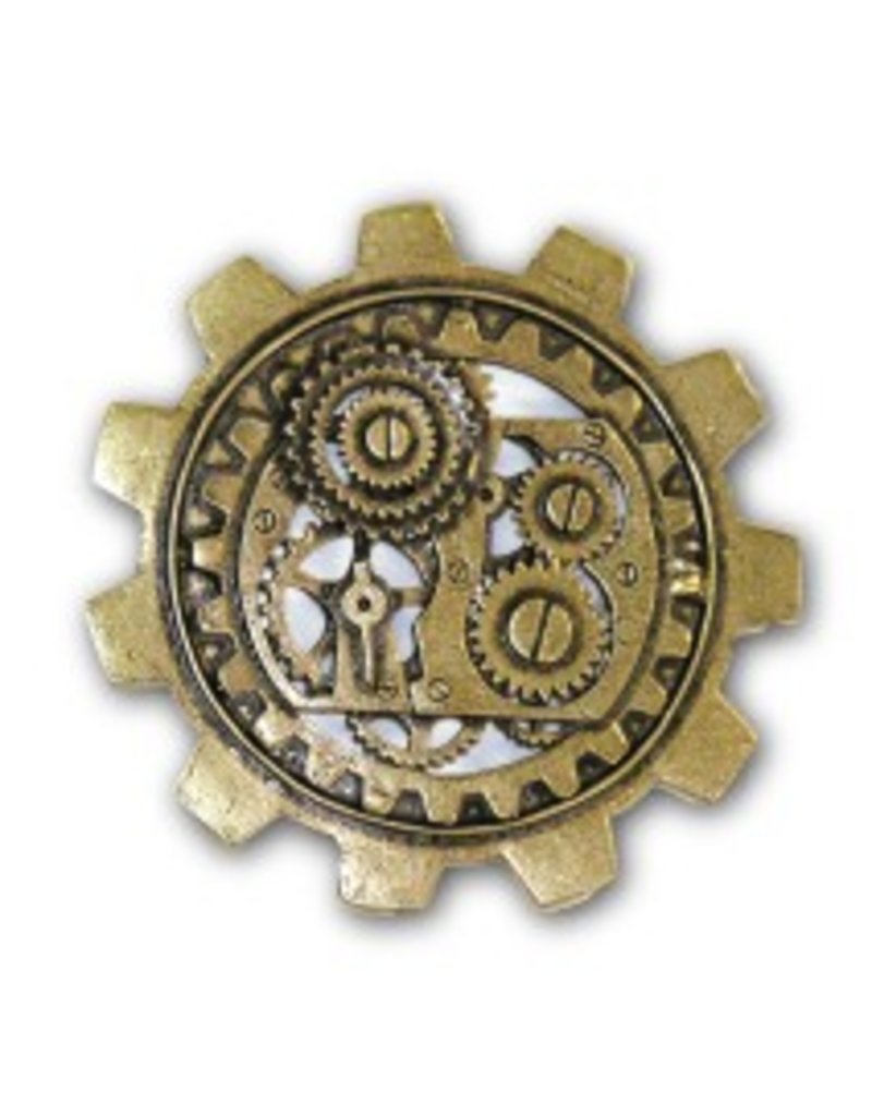 Steampunk Bronze Brooch