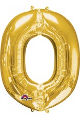Gold Letter O Mylar 34" Balloon
