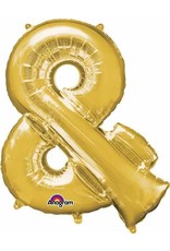 Gold Letter & Mylar 34" Balloon