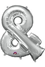Silver & Mylar 34" Balloon