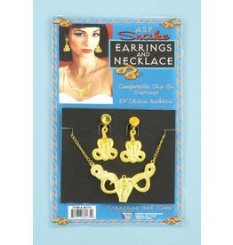 Snake Earrings and Necklace