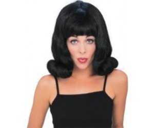 black 60s wig
