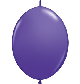12" Purple Violet Quick Link Balloons 1 Dozen Flat