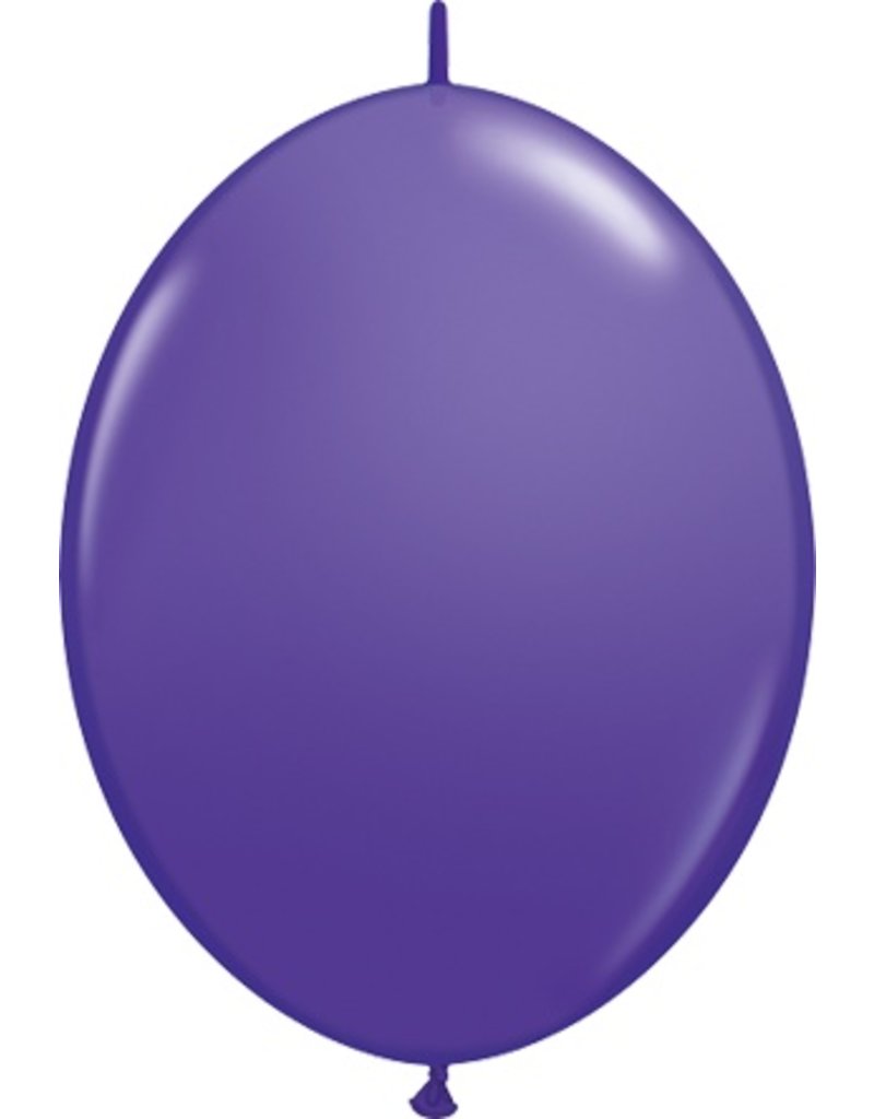 12" Purple Violet Quick Link Balloons 1 Dozen Flat