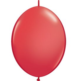 12" Red Quick Link Balloons 1 Dozen Flat