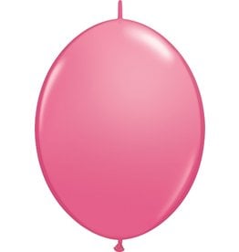 12" Rose Quick Link Balloons 1 Dozen Flat