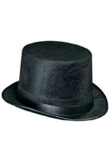 Black Dura-Form Vel-Felt Top Hat
