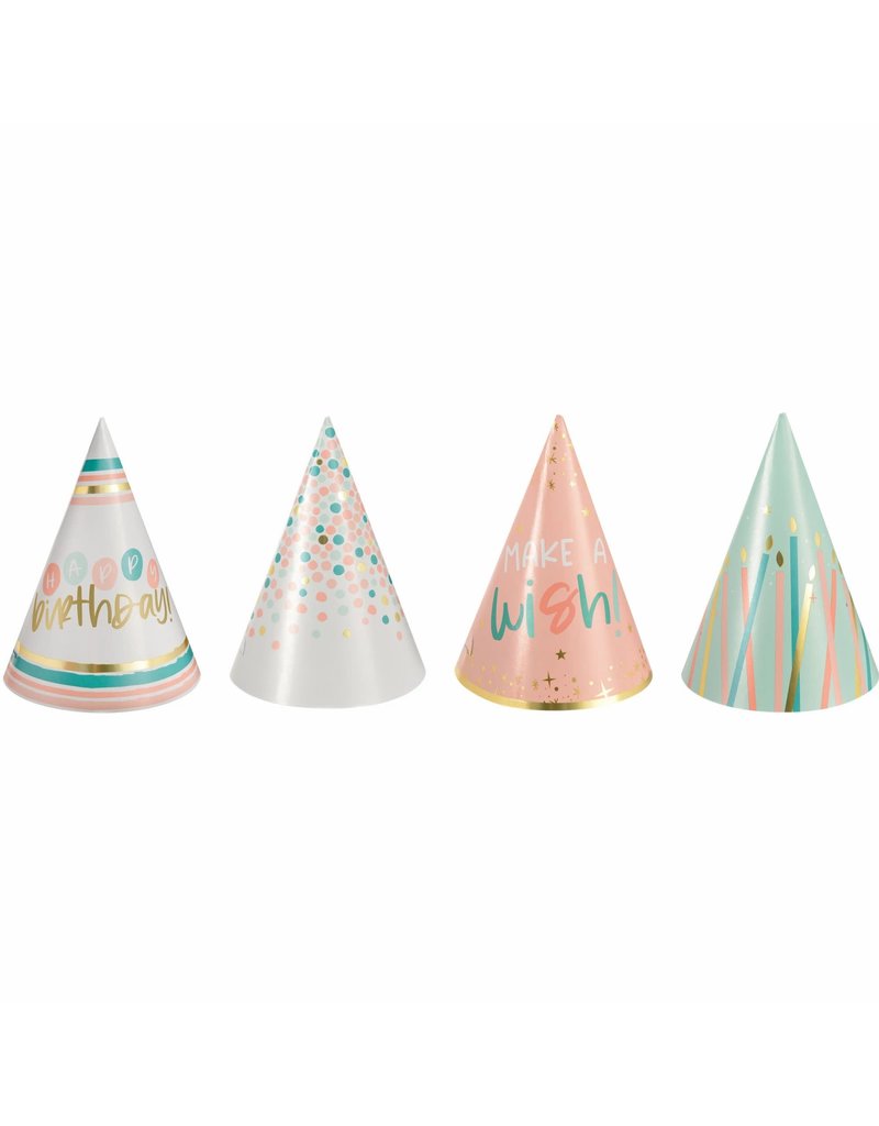 Happy Cake Day Mini Cone Hats (12)