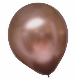 Satin Luxe Latex Balloon- Rose Copper (6)