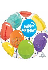 Birthday Celebration 18" Mylar Balloon