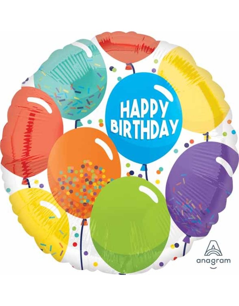 Birthday Celebration 18" Mylar Balloon