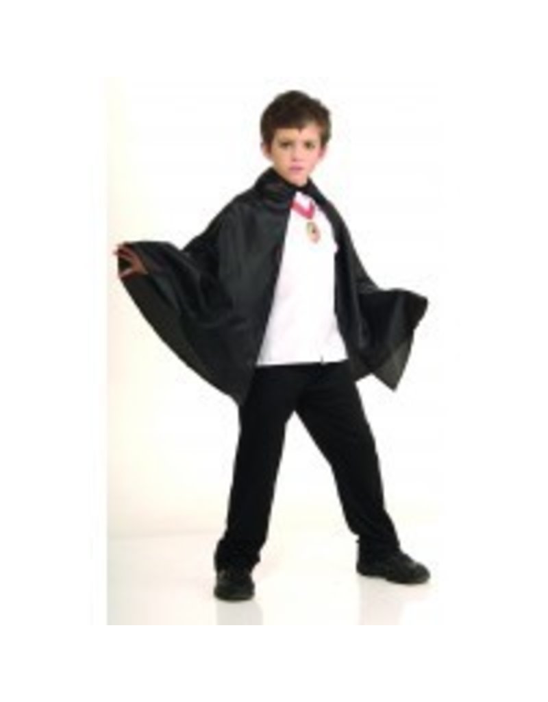 Black Cape with Collar (Child Size)
