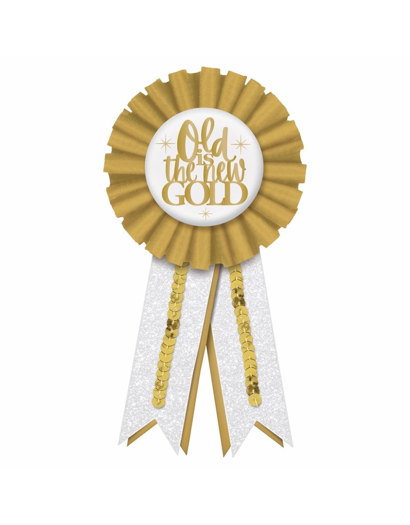 Over the Hill Golden Age Award Ribbon