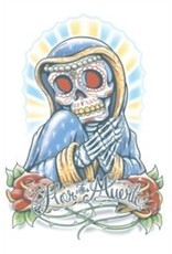 Day of The Dead Temporary Tattoo La Flor