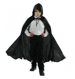 Black Hooded Cape (Child Size)