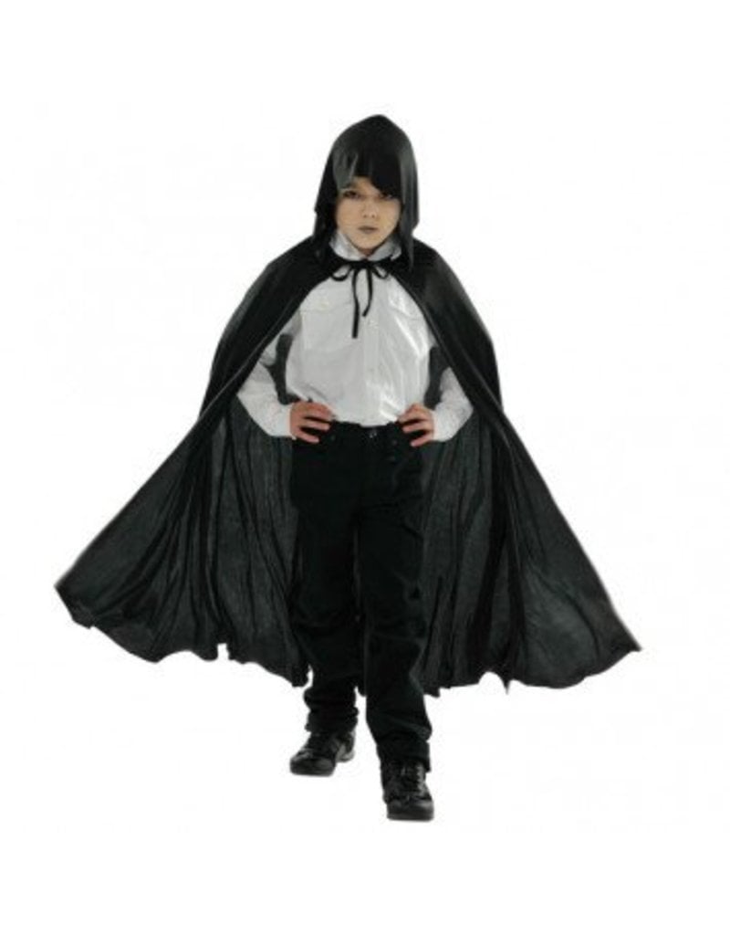 Black Hooded Cape (Child Size)