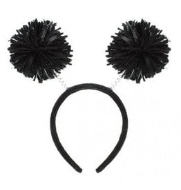 Black Pom Pom Head Bopper